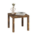 Furinno Classic Homey Square Parsons Side End Table, Set of 2, Black