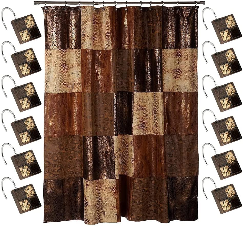 Zahari Home Rose Vine Bathroom Towel Set - 3 Piece Towel Set in Beige - Modern Decor, Unique Design