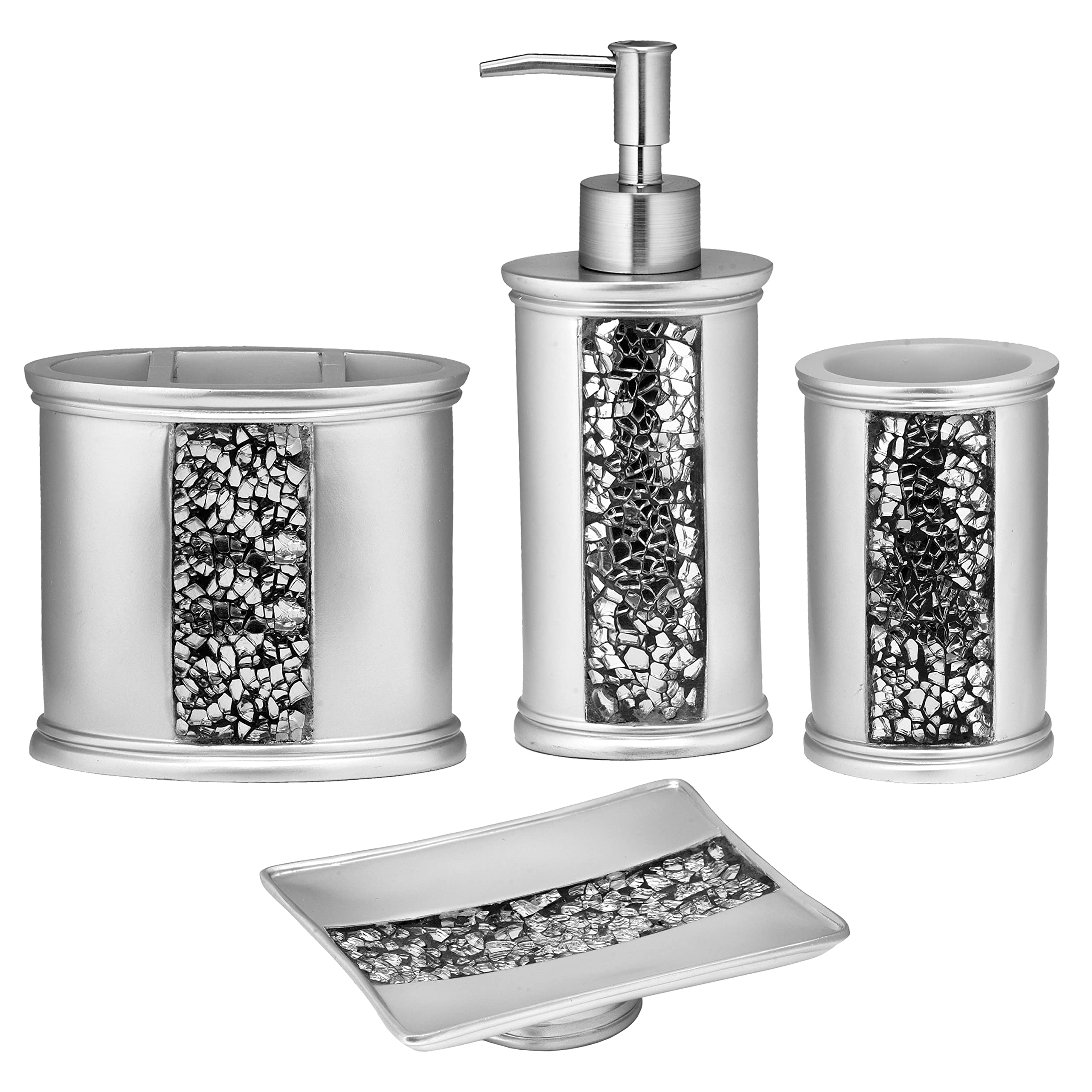 Zahari Home Rose Vine Bathroom Towel Set - 3 Piece Towel Set in Beige - Modern Decor, Unique Design
