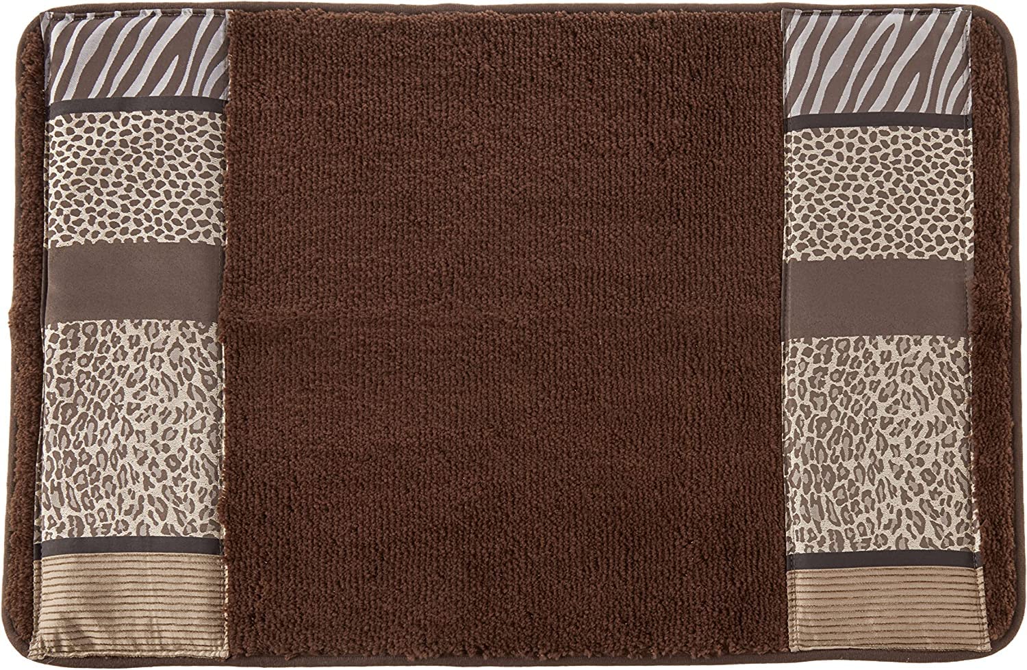 Zahari Home Rose Vine Bathroom Towel Set - 3 Piece Towel Set in Beige - Modern Decor, Unique Design