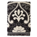 SKL Home Nador Jacquard Bath Towel, Black