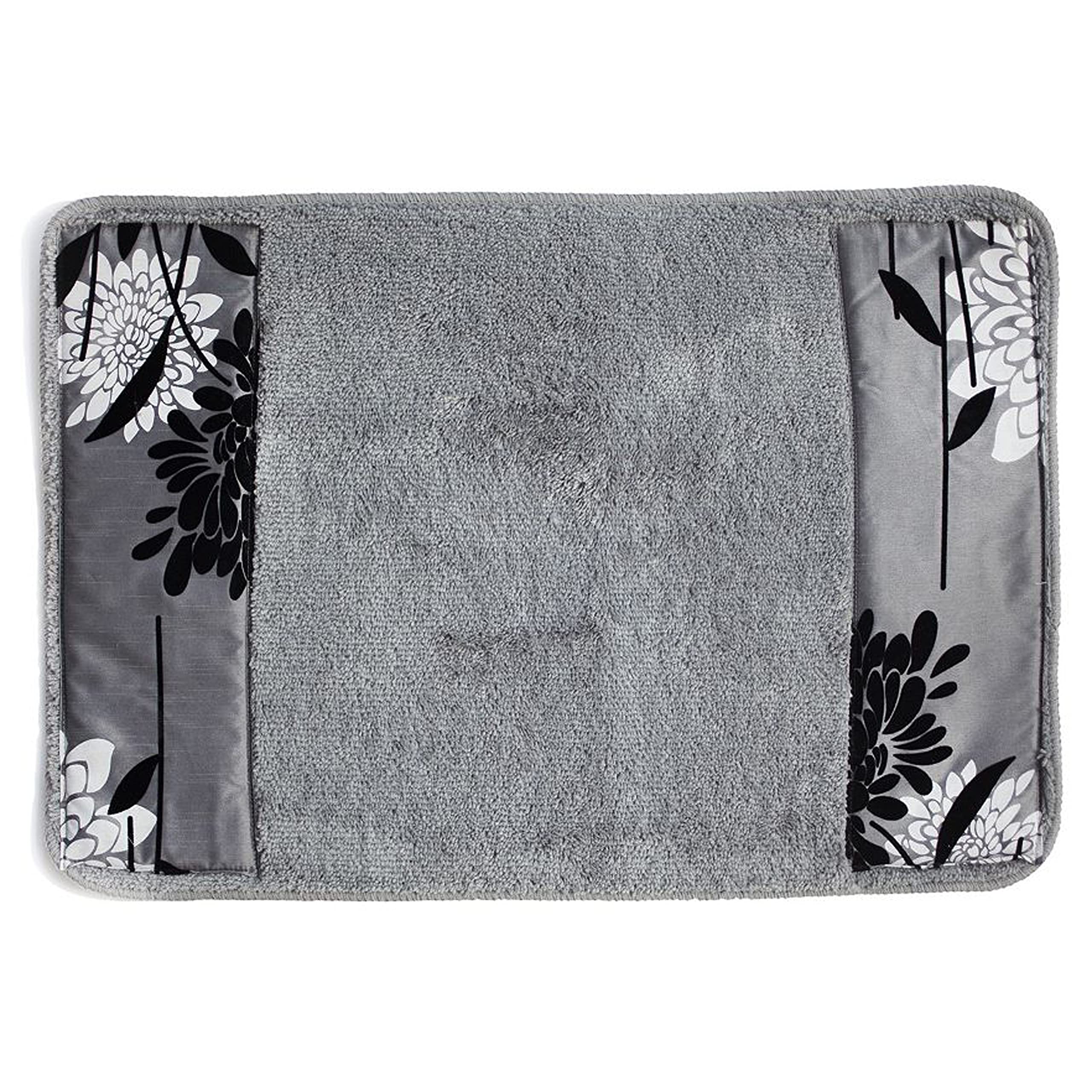Zahari Home Rose Vine Bathroom Towel Set - 3 Piece Towel Set in Beige - Modern Decor, Unique Design