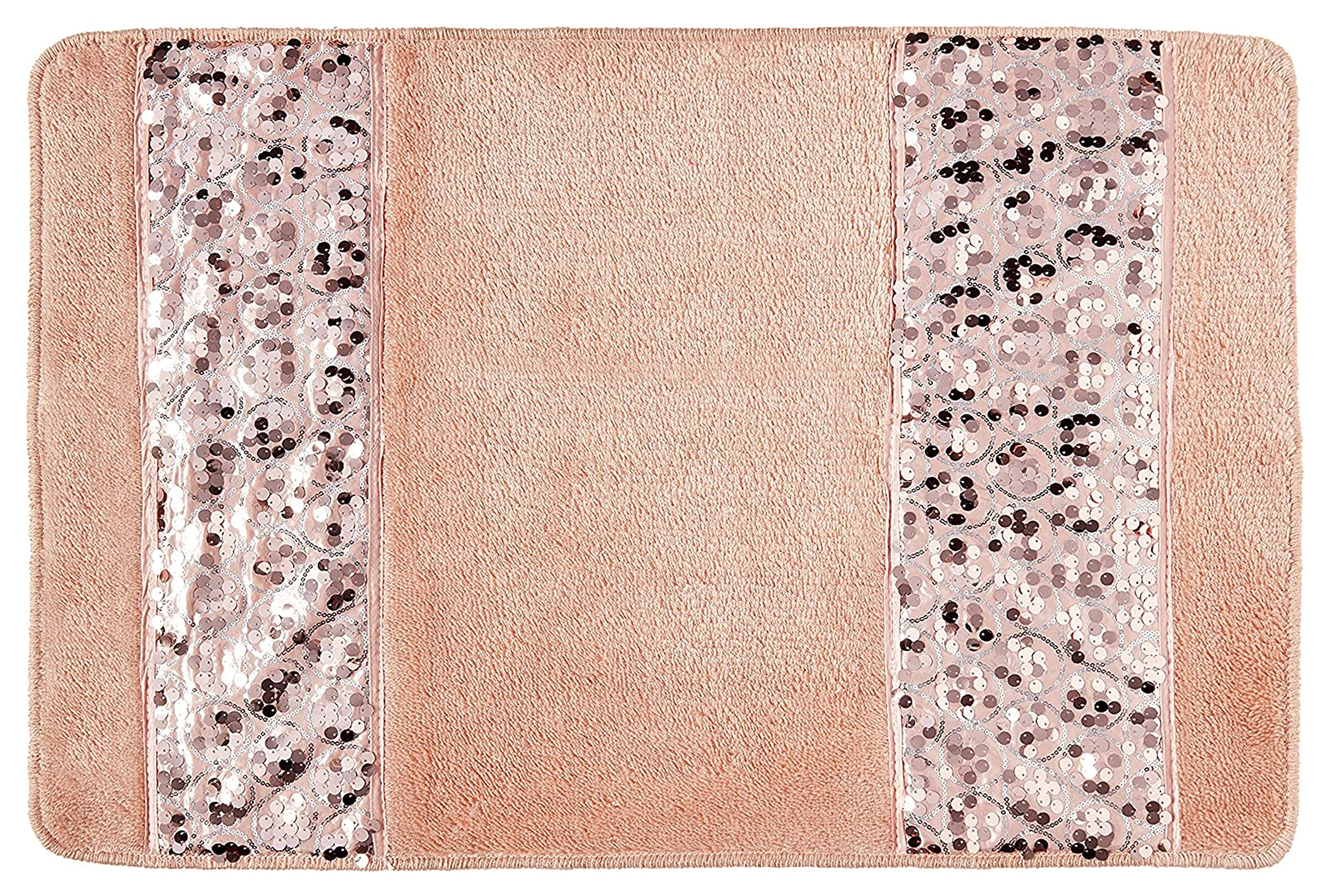 Zahari Home Rose Vine Bathroom Towel Set - 3 Piece Towel Set in Beige - Modern Decor, Unique Design